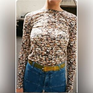 Paloma Wool Cancun Long-Sleeve Top - People Print